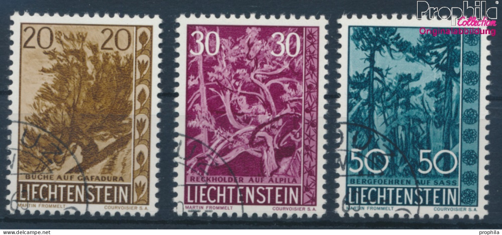 Liechtenstein 399-401 (kompl.Ausg.) Gestempelt 1960 Bäume (10374152 - Gebraucht