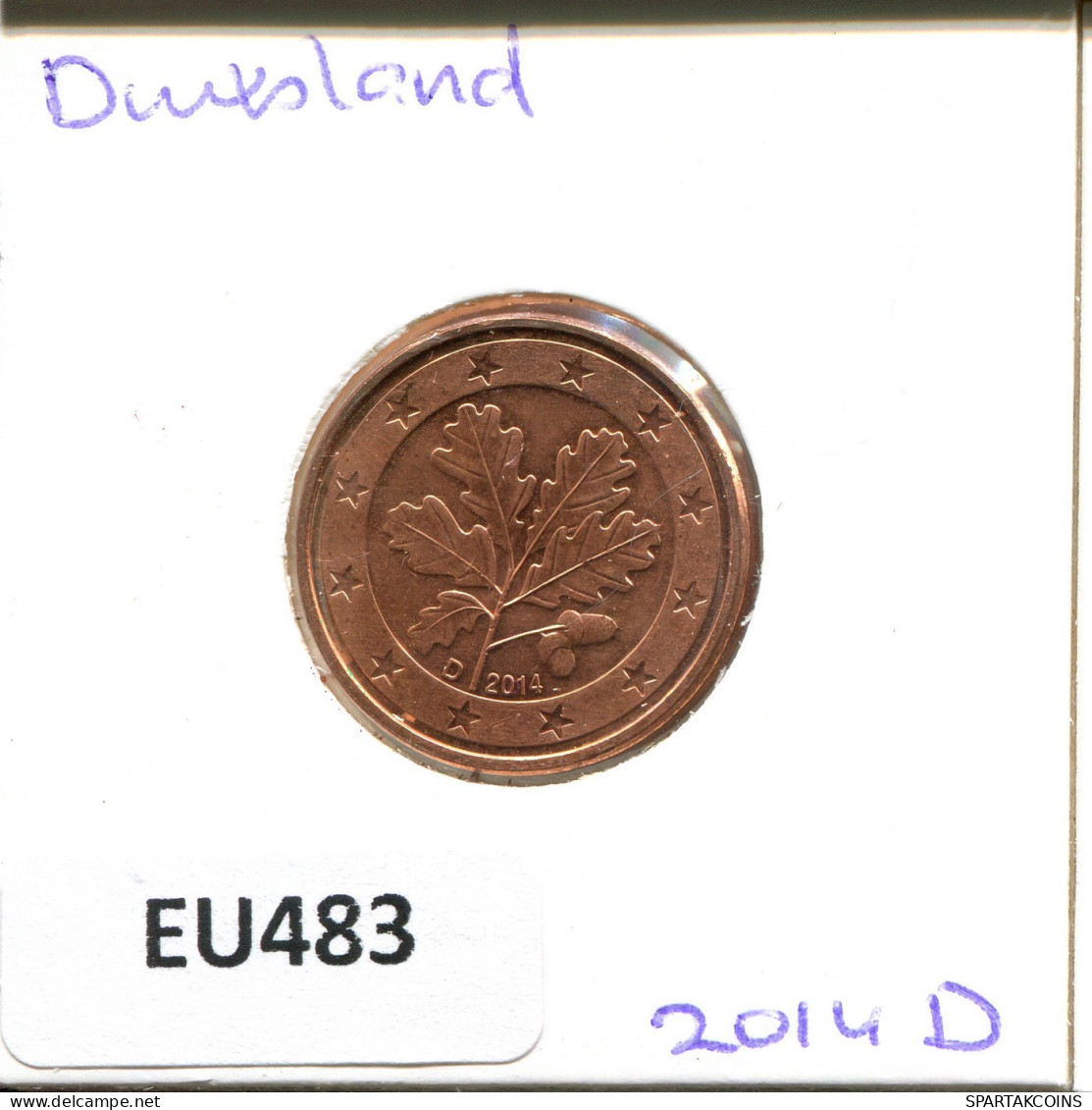 5 EURO CENTS 2014 ALEMANIA Moneda GERMANY #EU483.E.A - Duitsland