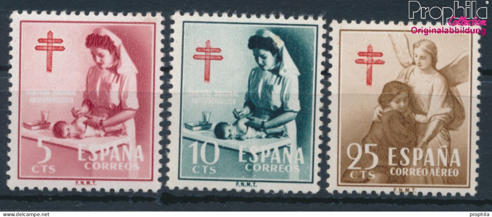 Spanien ZC58-ZC60 (kompl.Ausg.) Postfrisch 1953 Zwangszuschlag (10368415 - Nuevos