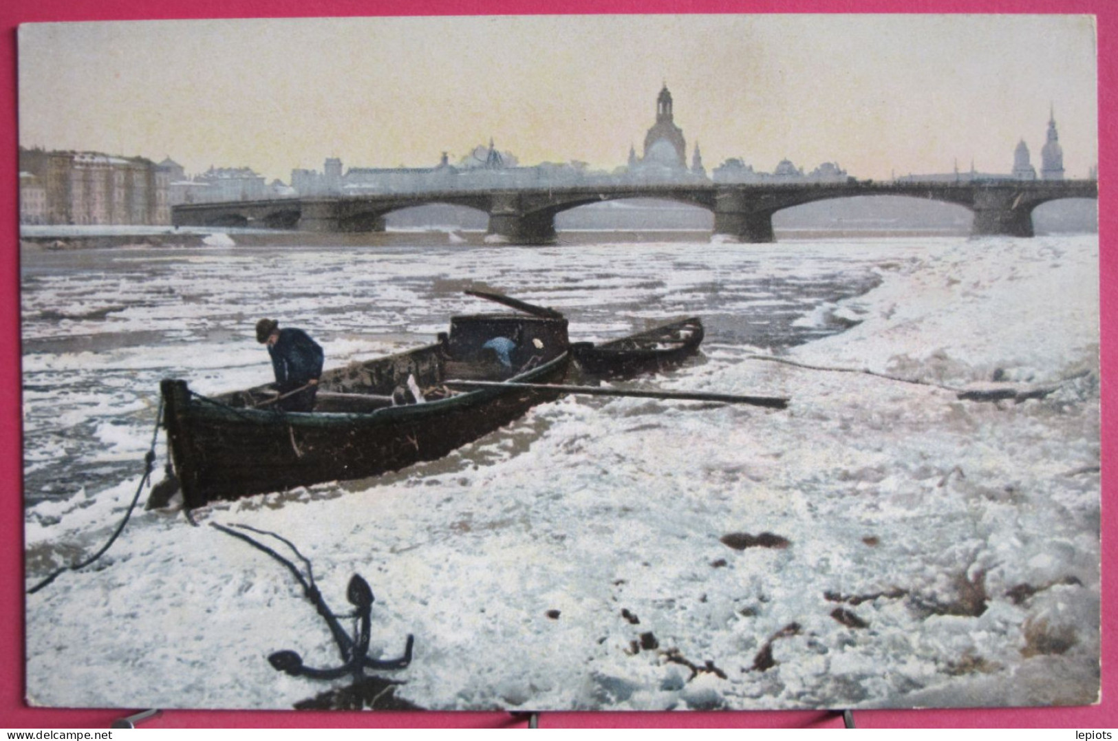 Visuel Très Peu Courant - Allemagne - Dresden Im Winter - Eisgang Bei Der Albertbrücke - Excellent état - Dresden