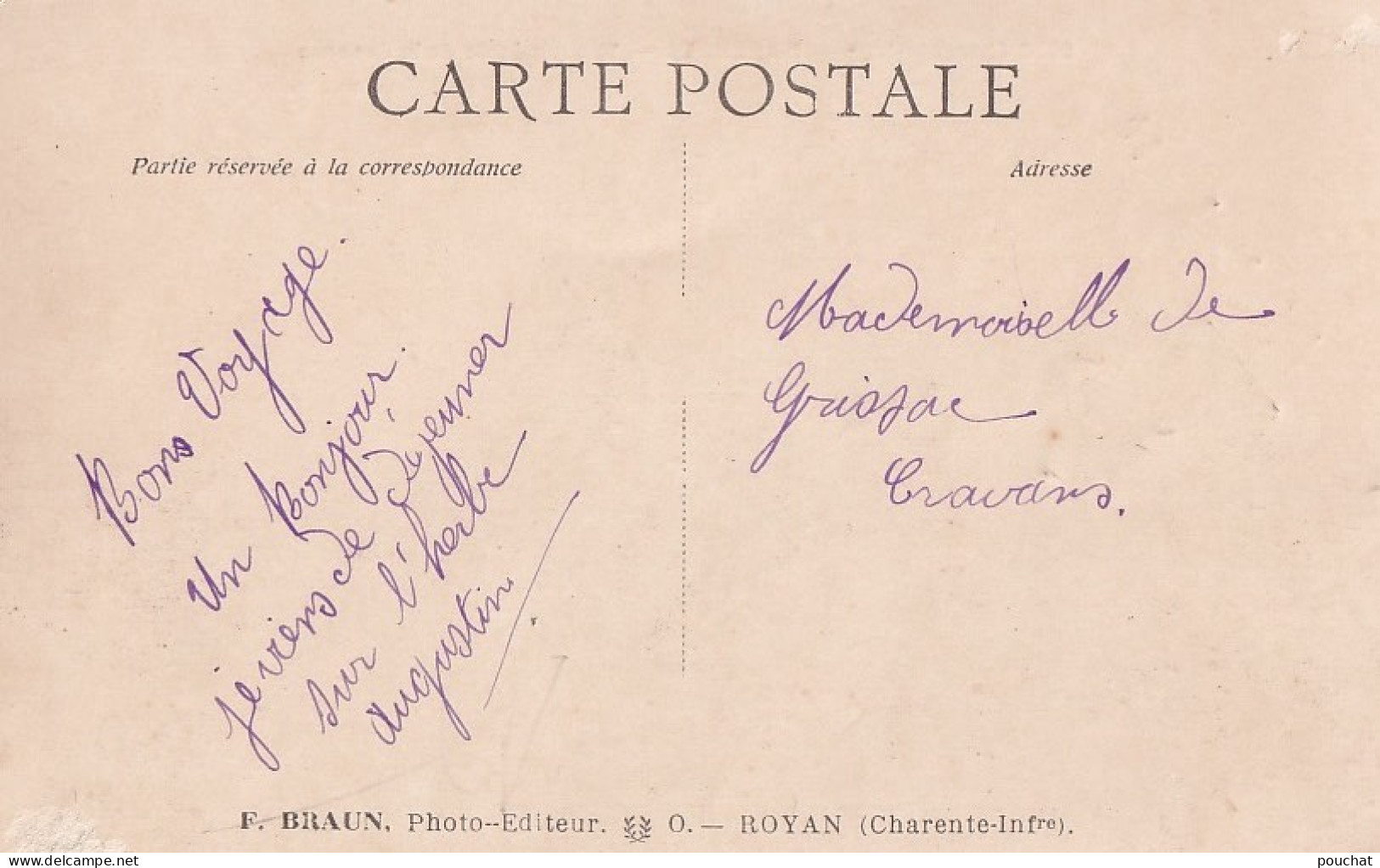 C5-17) MARENNES - VUE GENERALE DE LA CASERNE - EDIT. BRAUN , ROYAN - ( 2 SCANS ) - Marennes