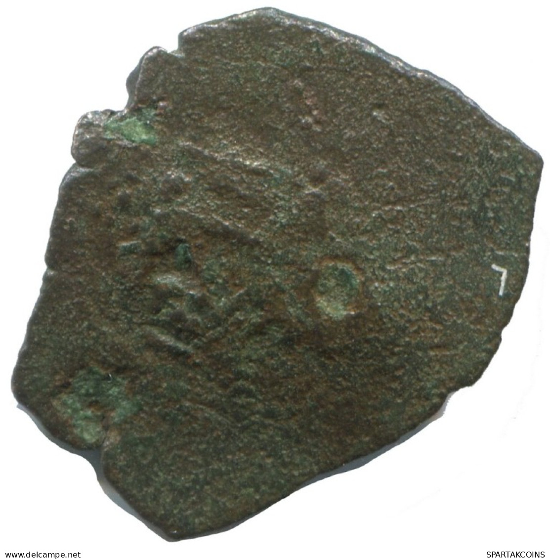 Auténtico Original Antiguo BYZANTINE IMPERIO Trachy Moneda 1.1g/19mm #AG737.4.E.A - Byzantium