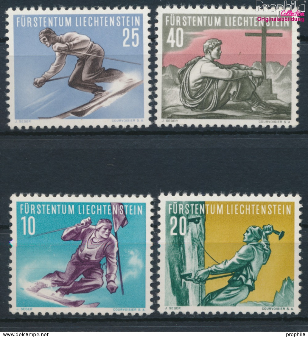 Liechtenstein 334-337 (kompl.Ausg.) Postfrisch 1955 Sport (10377407 - Neufs