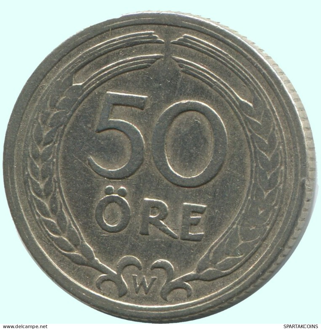 50 ORE 1921 SWEDEN Coin #AC692.2.U.A - Suède