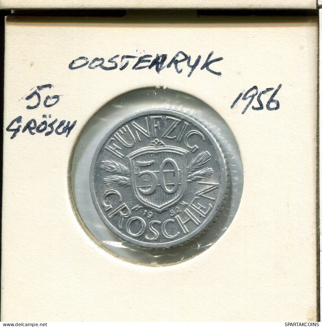 50 GROSCHEN 1952 AUSTRIA Coin #AR769.U.A - Oostenrijk
