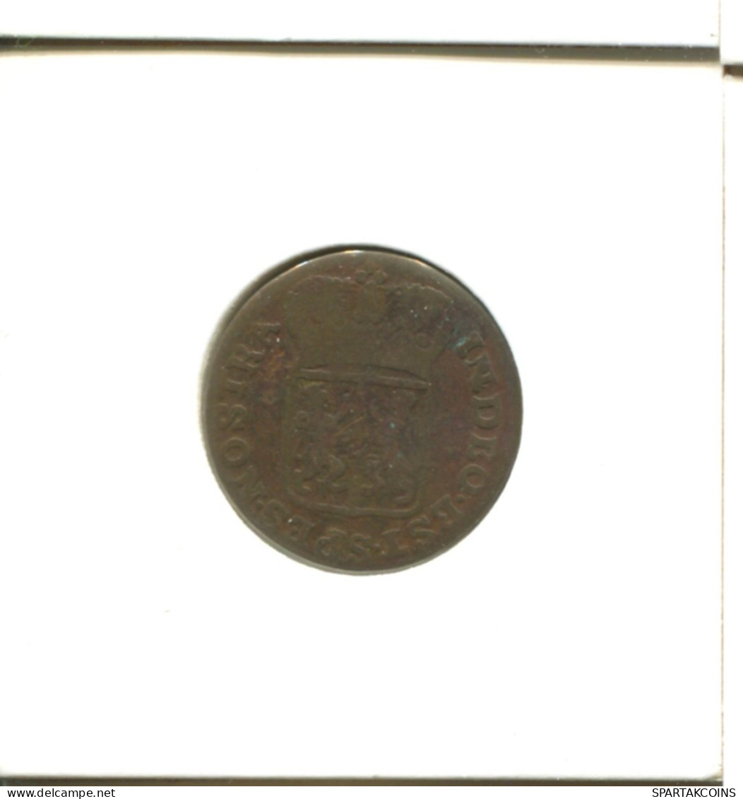 1786 GELDERLAND VOC DUIT NETHERLANDS INDIES NEW YORK COLONIAL PENNY #E16873.8.U.A - Nederlands-Indië