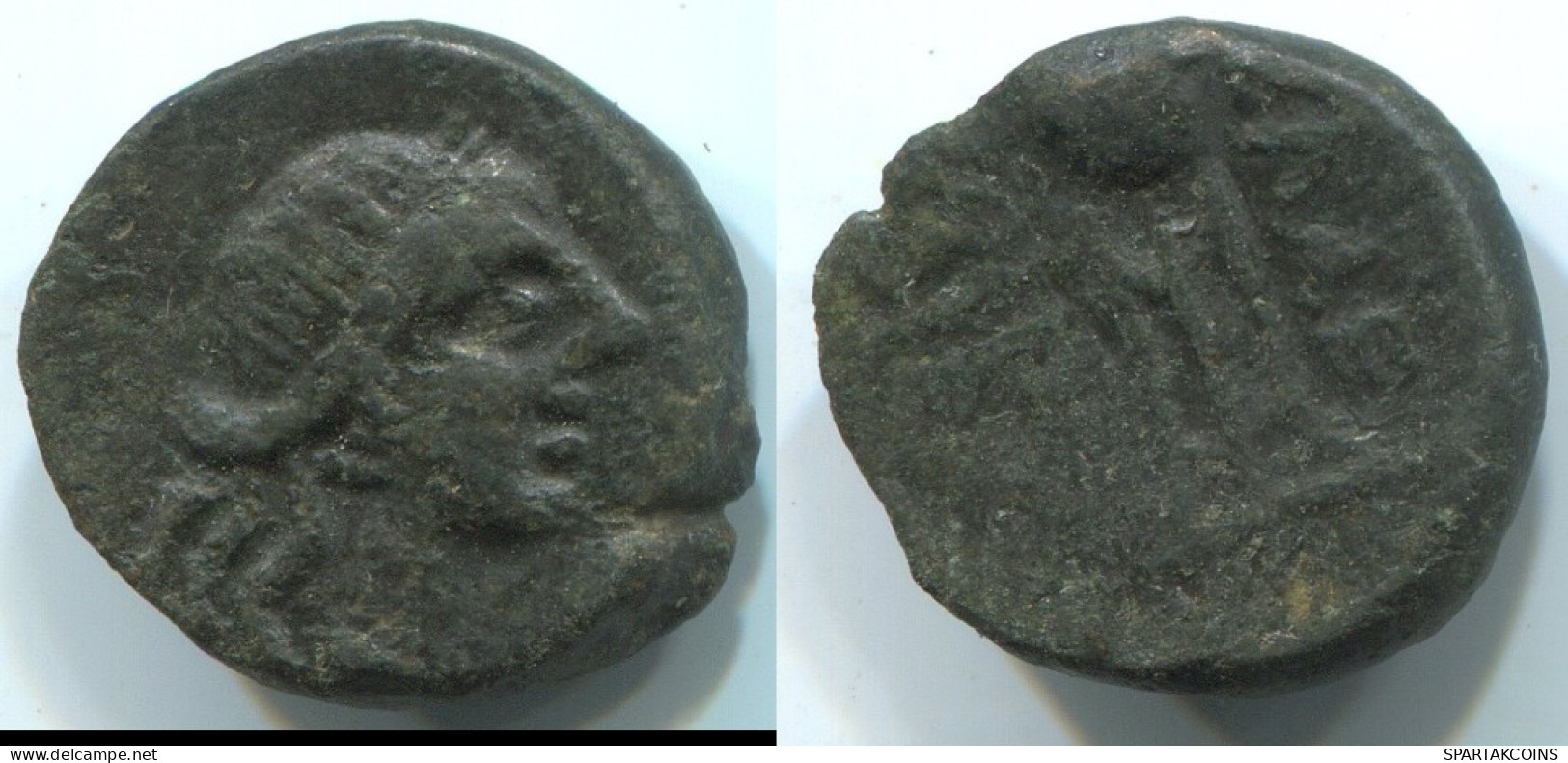 TRIPOD Ancient Authentic Original GREEK Coin 3.3g/16mm #ANT1411.32.U.A - Griekenland