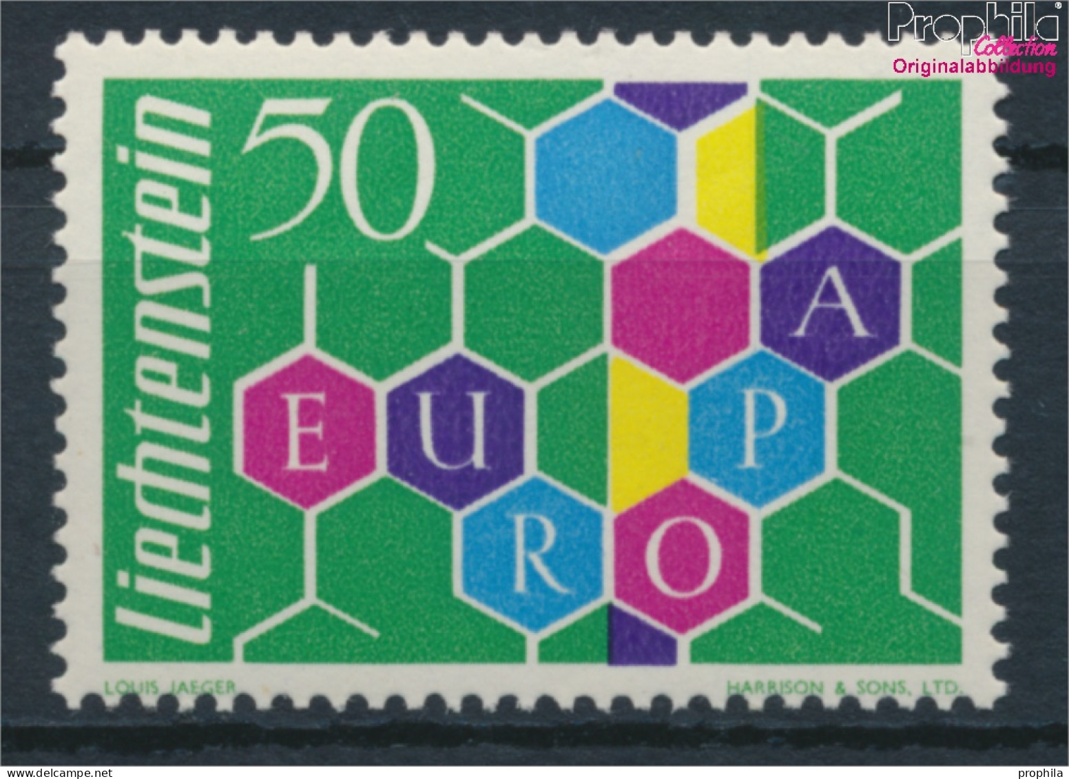 Liechtenstein 398I (kompl.Ausg.), Type I Postfrisch 1960 Europa (10377411 - Neufs