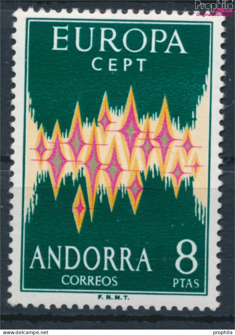 Andorra - Spanische Post 71 (kompl.Ausg.) Postfrisch 1972 Europa (10368380 - Ungebraucht