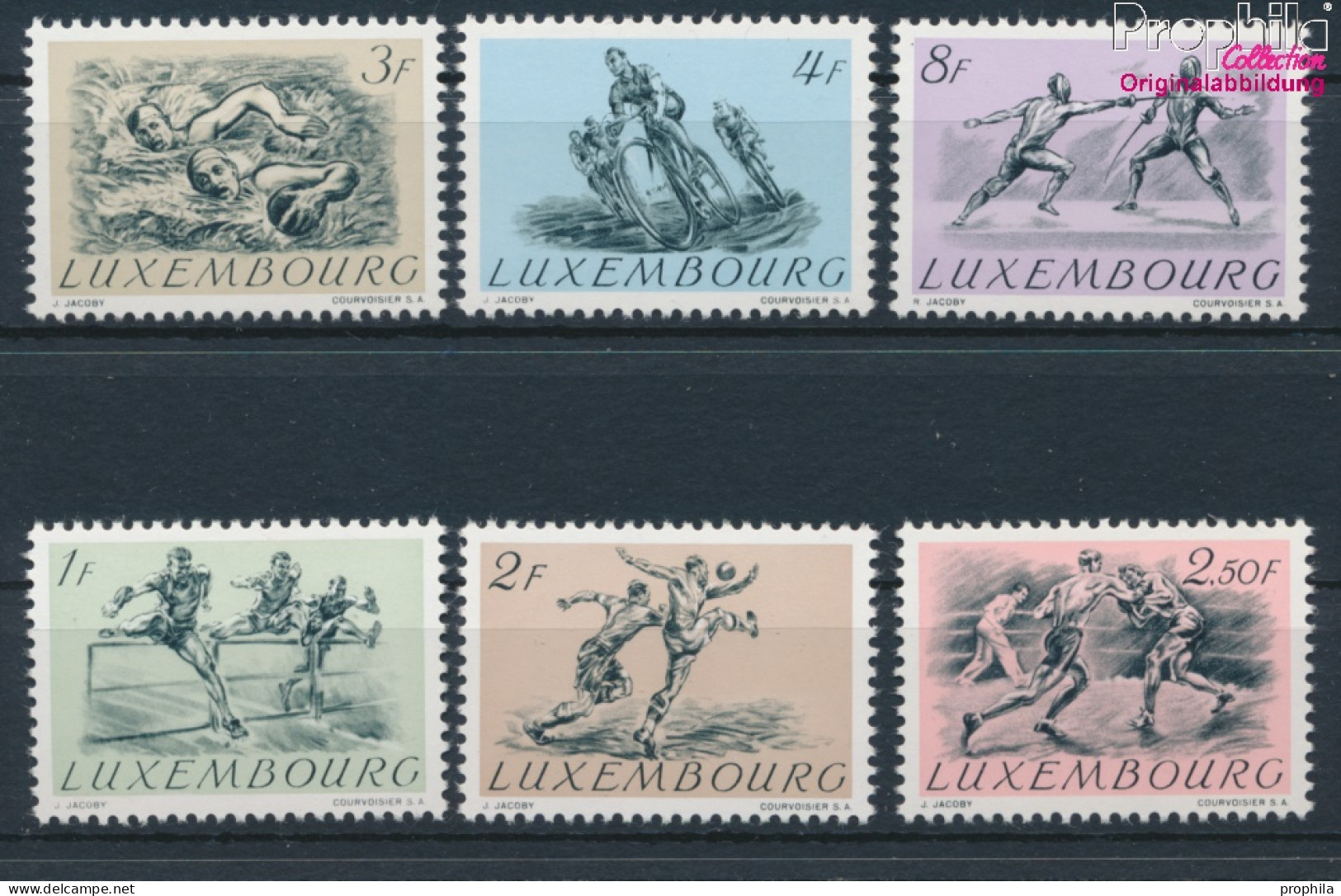 Luxemburg 495-500 (kompl.Ausg.) Postfrisch 1952 Sommerspiele (10368710 - Ungebraucht