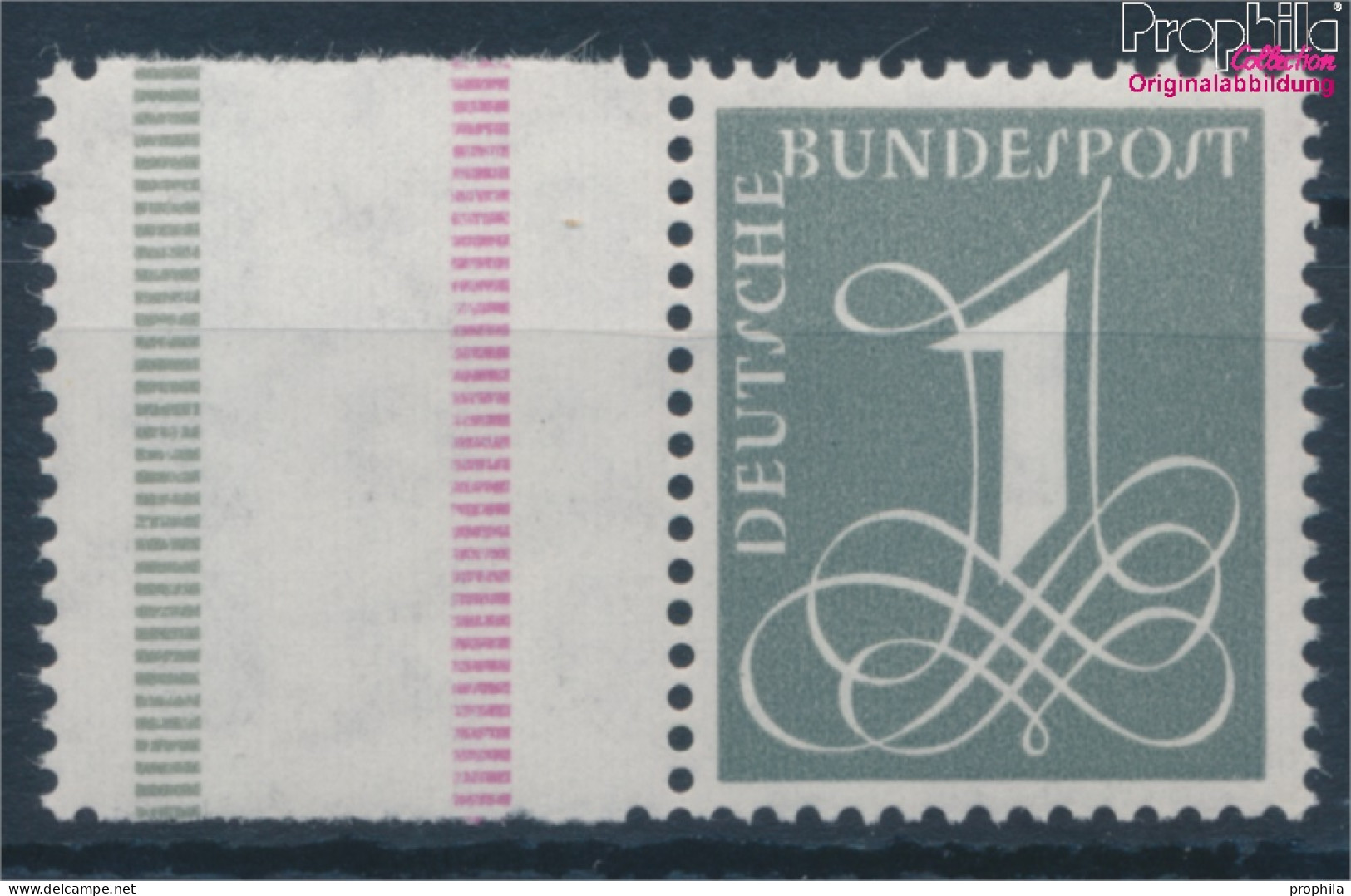 BRD 285X (kompl.Ausg.), Wasserzeichen 4 Postfrisch 1958 Ziffer (10343481 - Ongebruikt