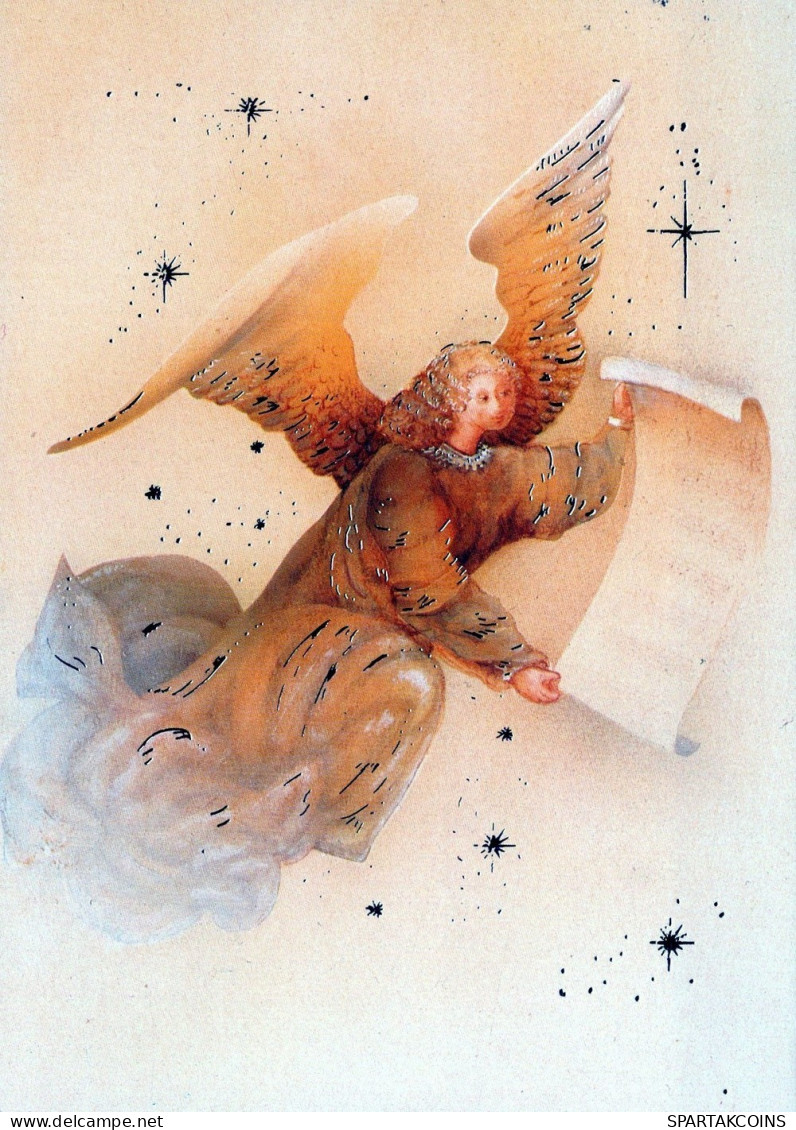 ENGEL WEIHNACHTSFERIEN Feiern & Feste Vintage Ansichtskarte Postkarte CPSM #PAJ231.A - Angeli