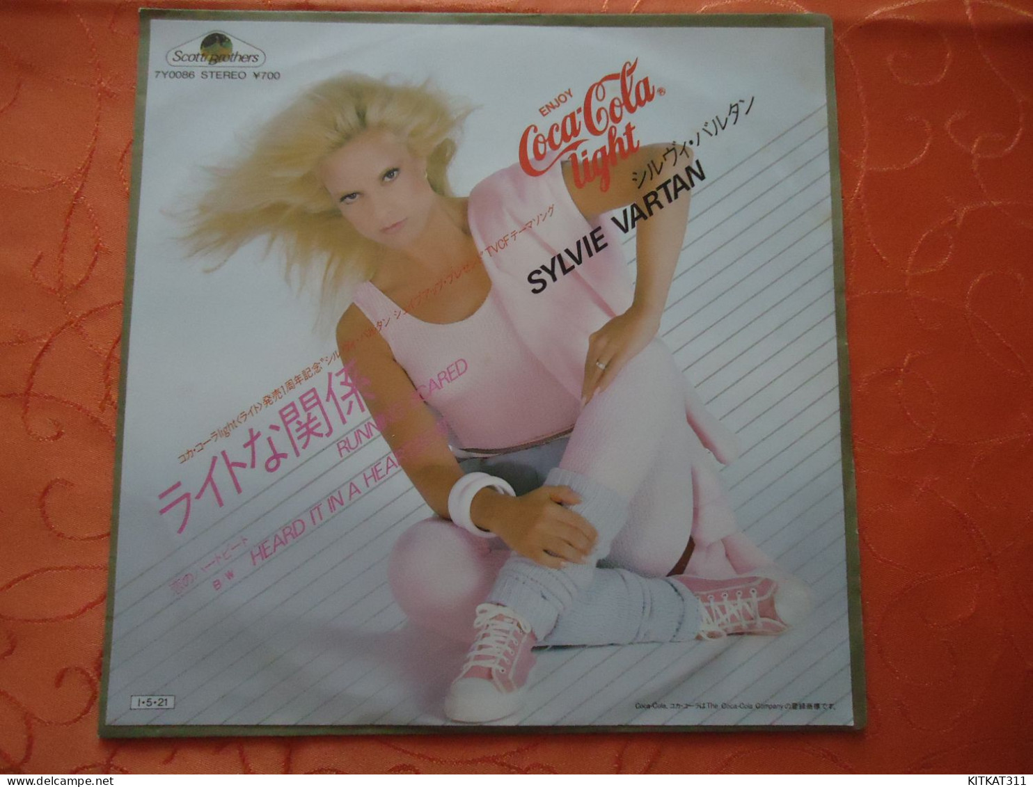 45 T Sylvie Vartan-tirage Japonais-1985-Scotti Brothers-2 Titres - Autres & Non Classés