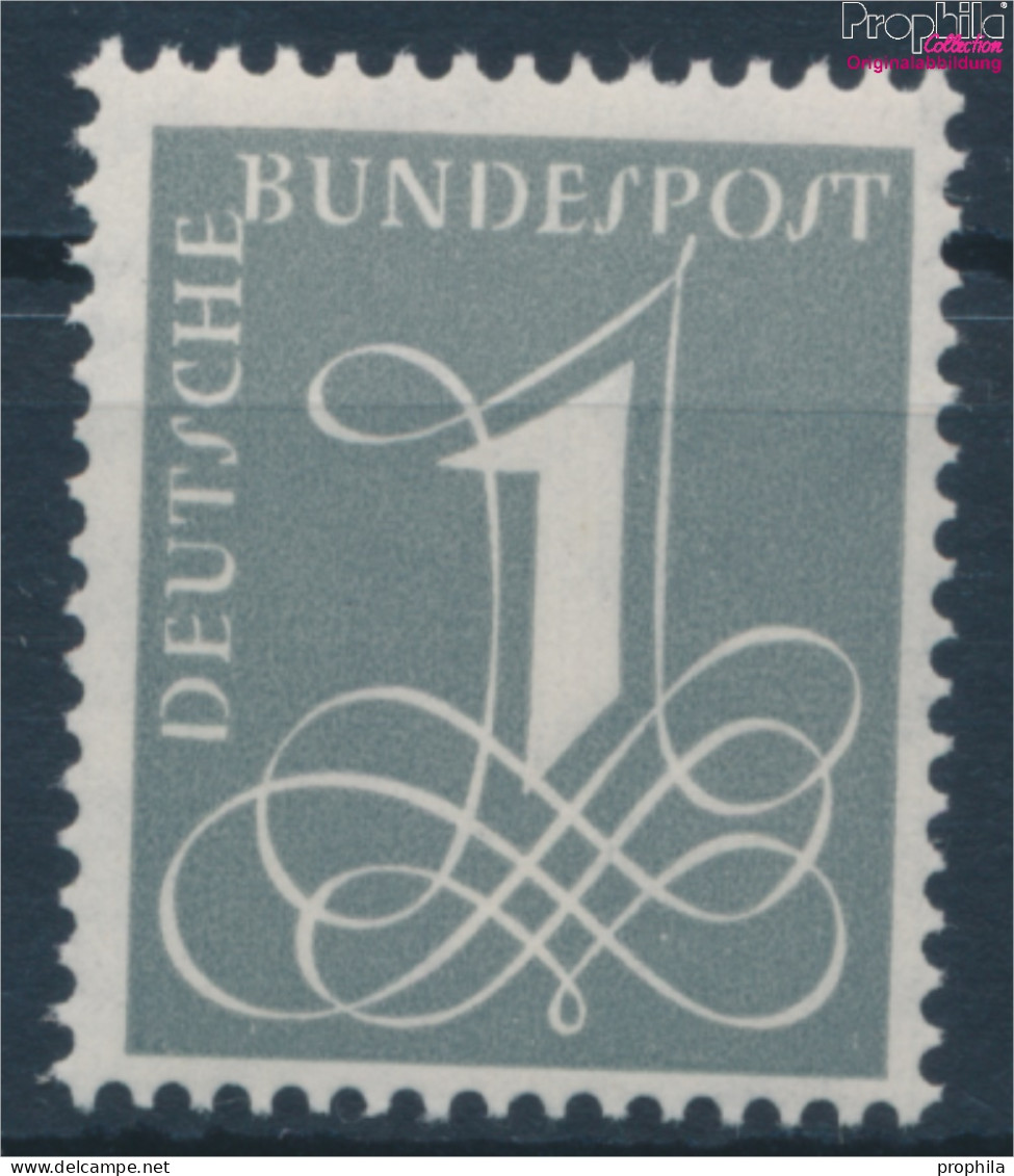 BRD 285X (kompl.Ausg.), Wasserzeichen 4 Postfrisch 1958 Ziffer (10343495 - Unused Stamps