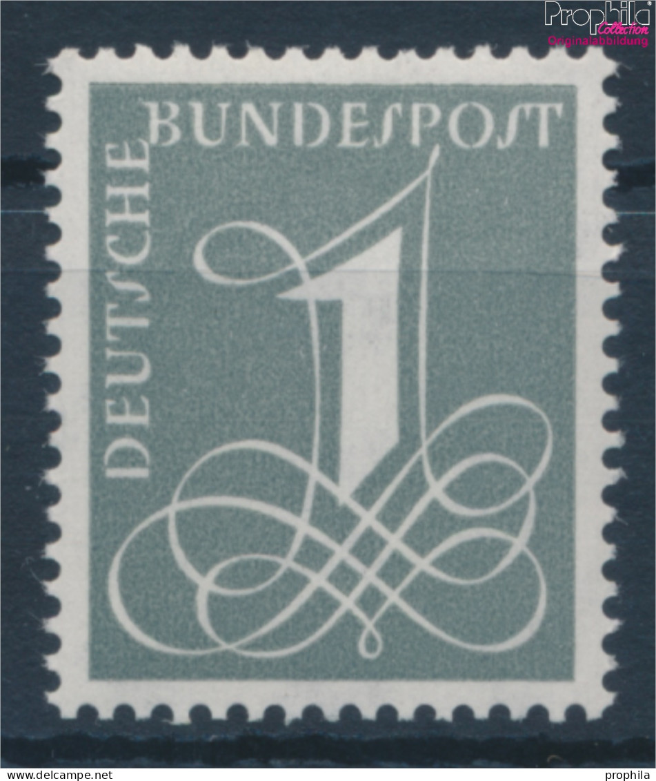 BRD 285X (kompl.Ausg.), Wasserzeichen 4 Postfrisch 1958 Ziffer (10343496 - Ongebruikt