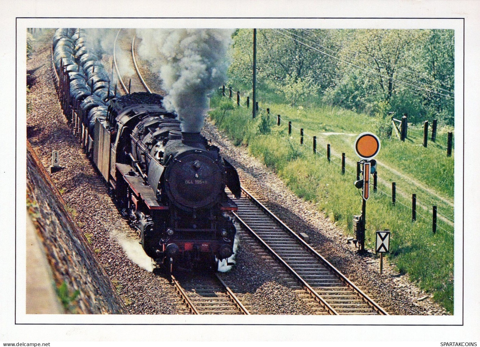 TRAIN RAILWAY Transport Vintage Postcard CPSM #PAA840.A - Trains