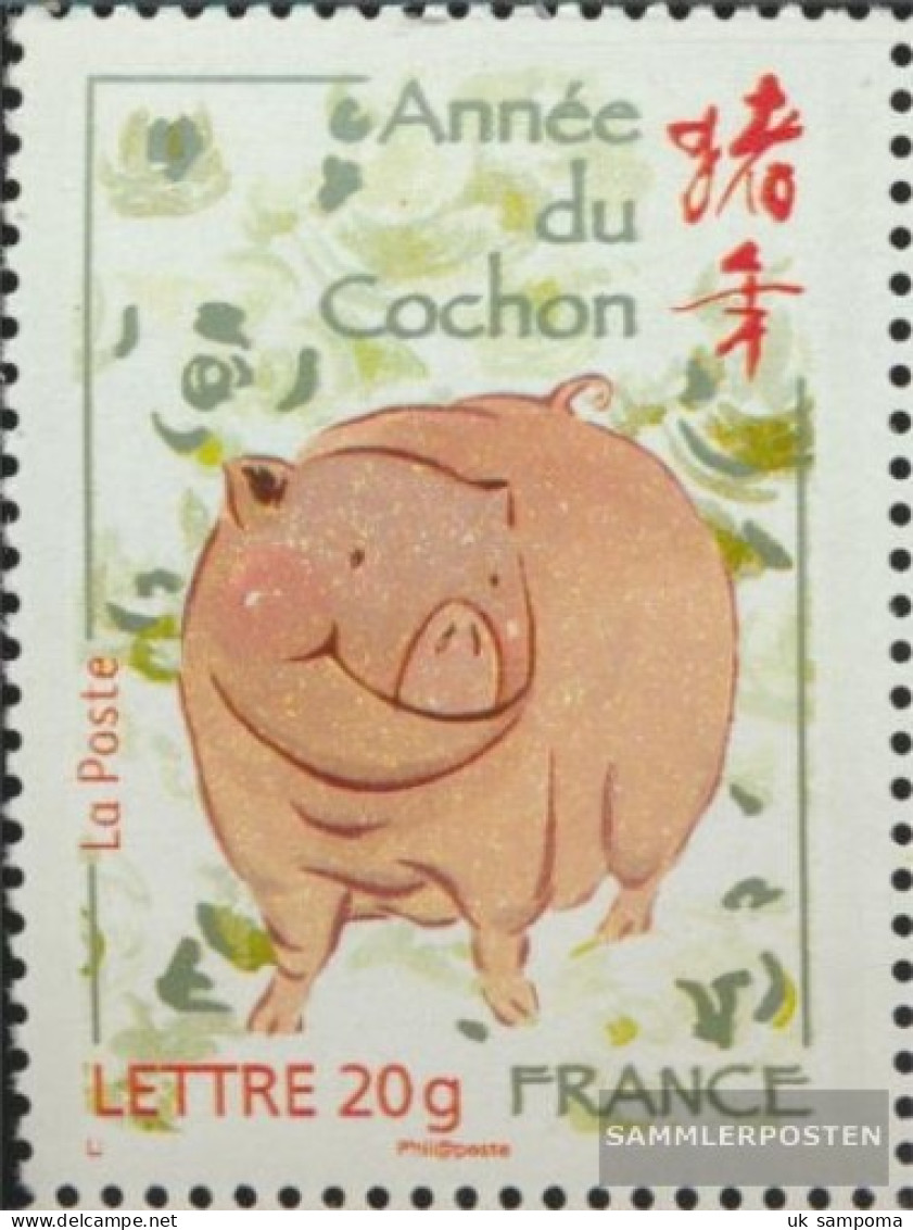 France 4210I (complete Issue) Unmounted Mint / Never Hinged 2007 Chinese Year: Year Of Schw - Neufs