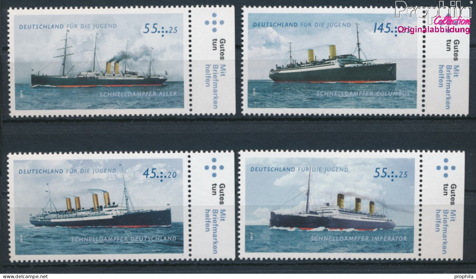 BRD 2809-2812 (kompl.Ausg.) Postfrisch 2010 Schnelldampfer (10368875 - Unused Stamps