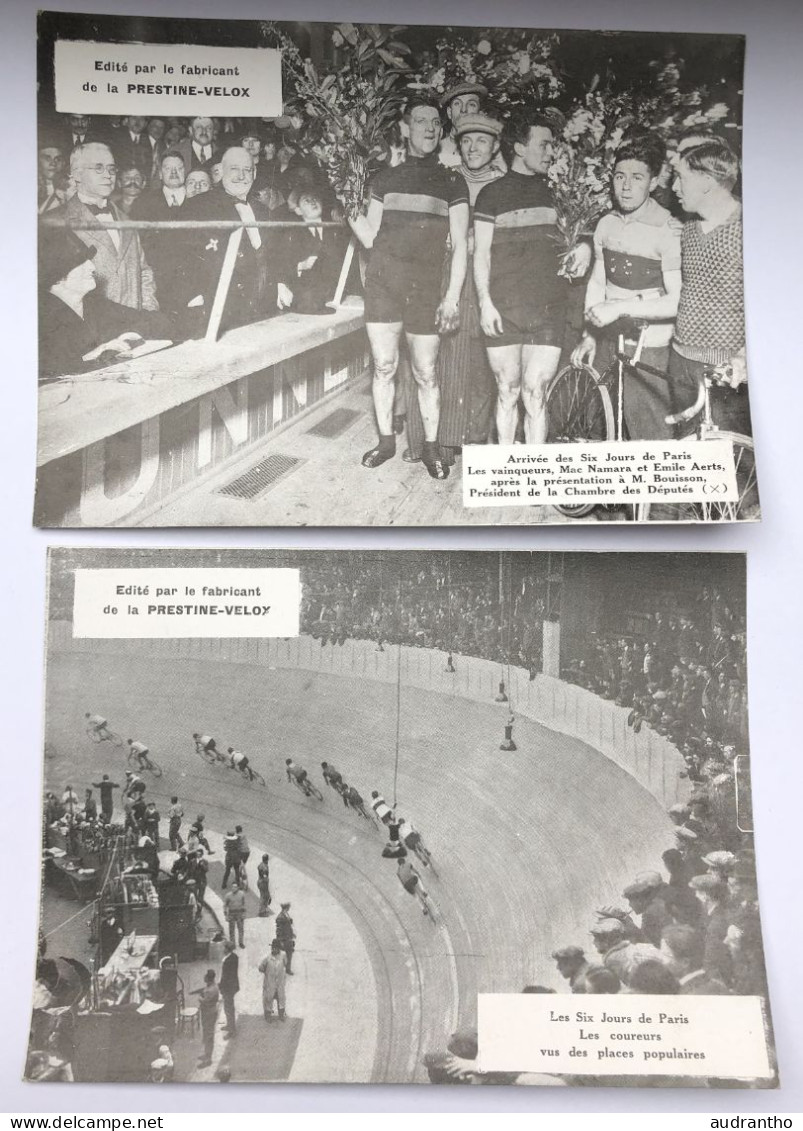 Carte Publicitaire - Cyclisme Les Six Jours De Paris Mac Namara Emile Aerts - Laboratoires Prestie-Velox - Radsport