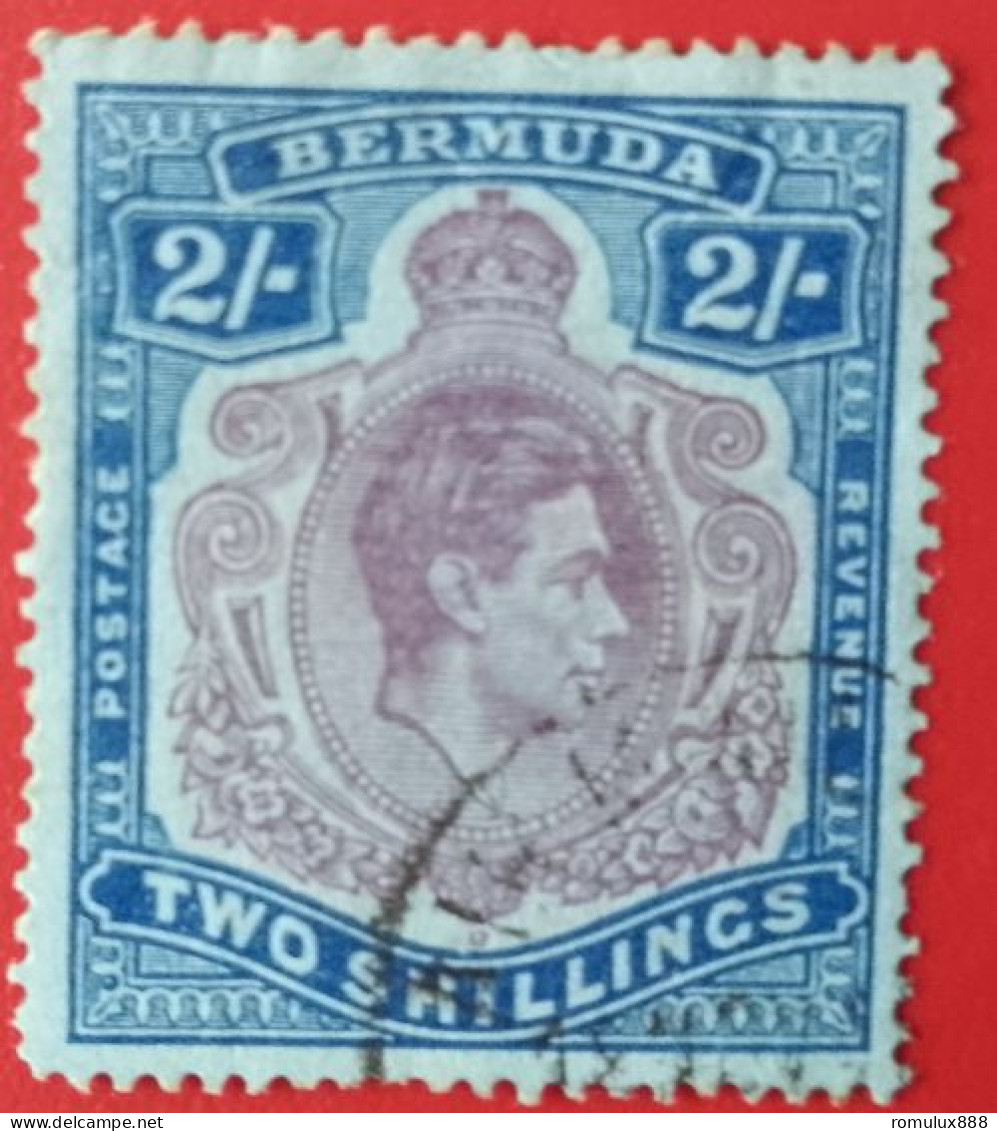 BERMUDA 2 SHILLINGS USED 1943 - Bermudes