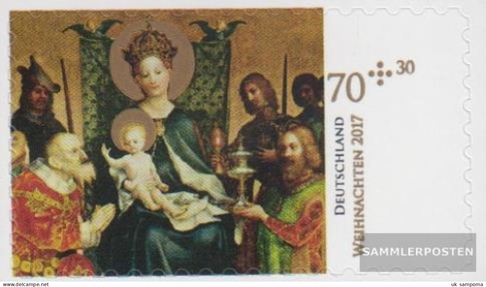 FRD (FR.Germany) 3345 (complete Issue) Selbstklebende Issueabe Unmounted Mint / Never Hinged 2017 Christmas - Ongebruikt