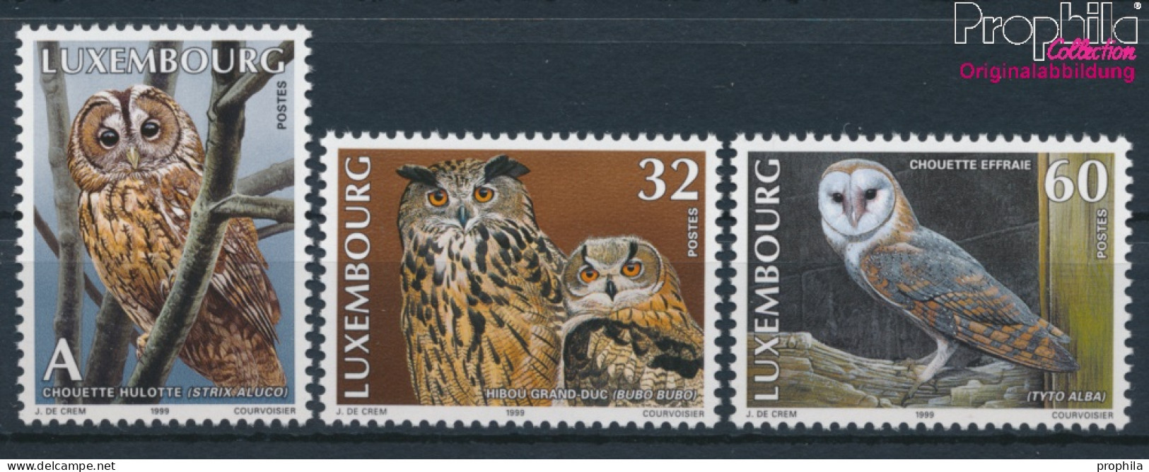 Luxemburg 1466-1468 (kompl.Ausg.) Postfrisch 1999 Eulen (10368720 - Ungebraucht