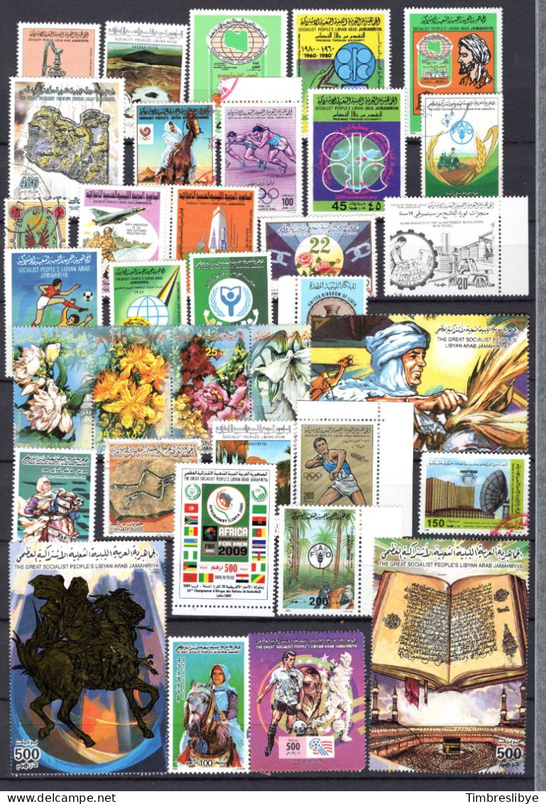 LIBYA Différents Timbres Neuf ** Et Oblitéré, Avec Epreuves, Raretés, Depuis Kingdom -> 2015, Selon Scan Lot 5 - Libië