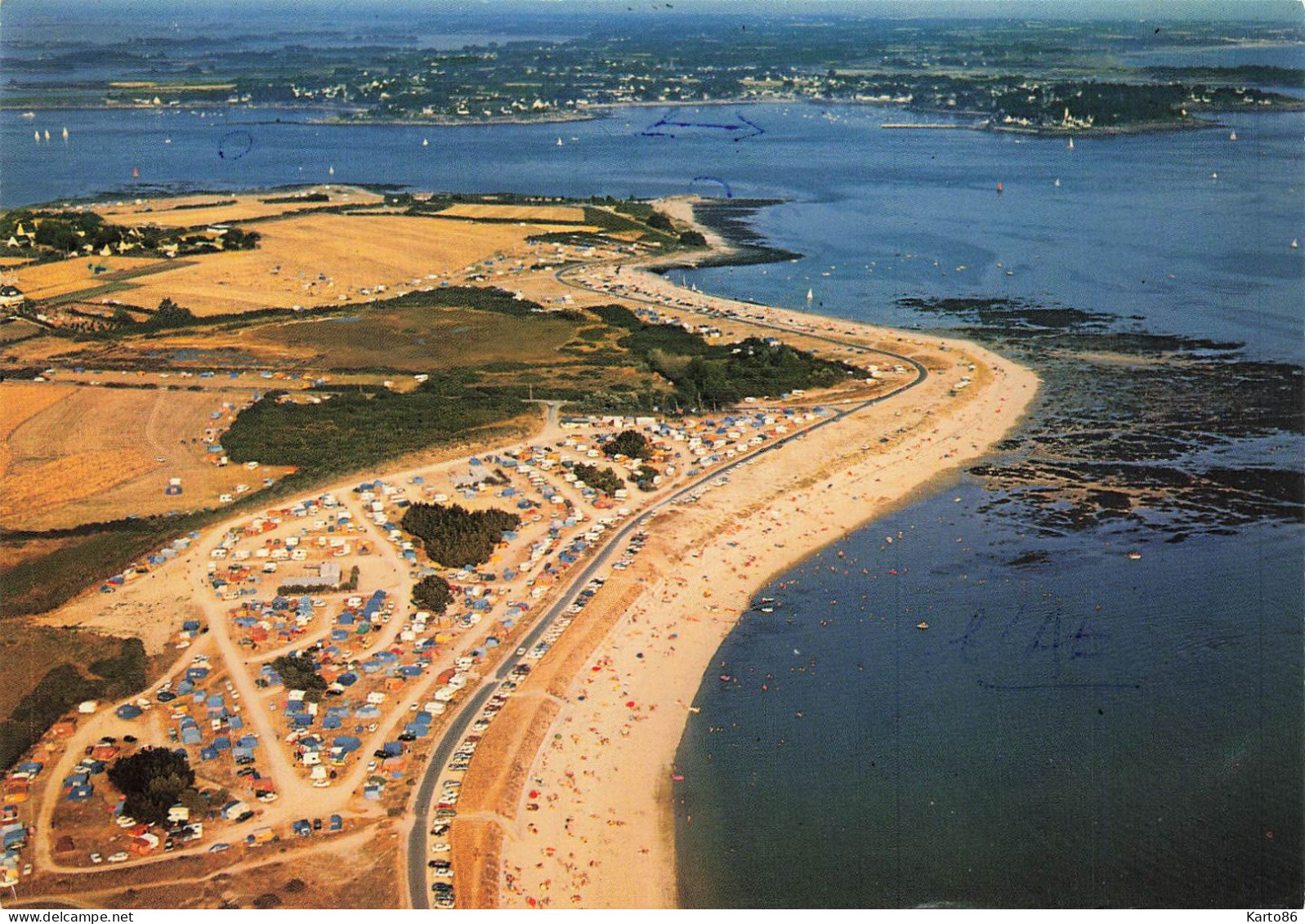 Locmariaquer * Vue Générale Des Plages Et Des Campings - Locmariaquer