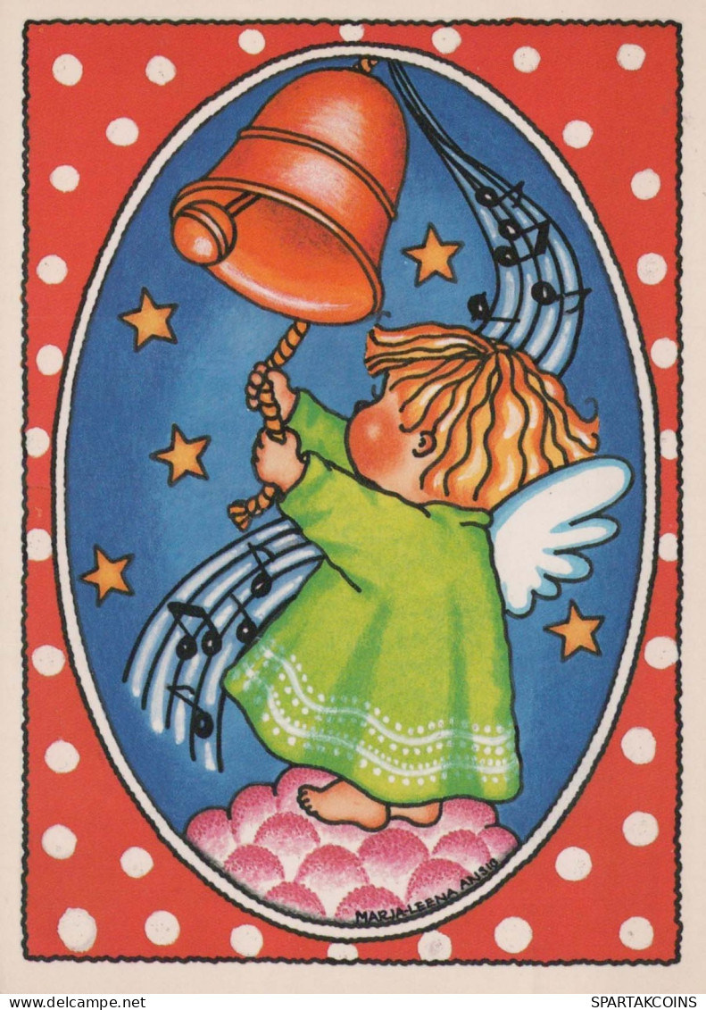 ANGE Noël Vintage Carte Postale CPSM #PBP275.A - Anges