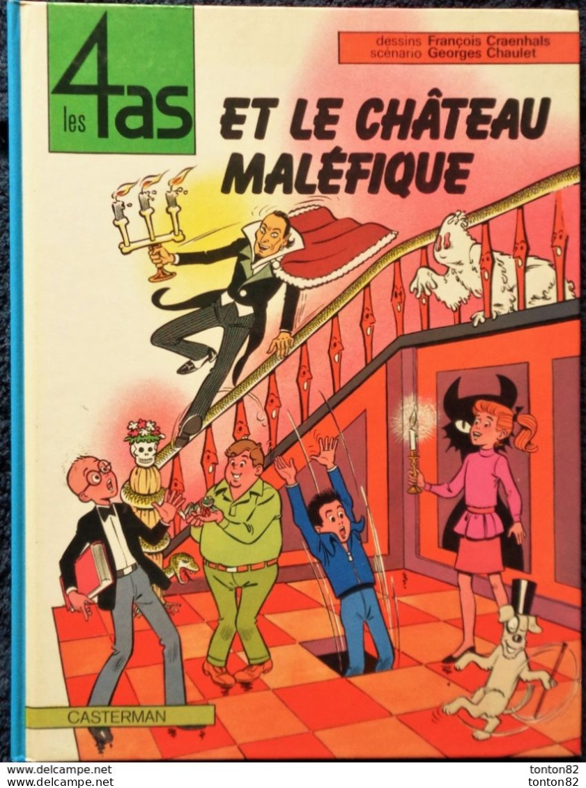 François Craenhals - Georges Chaulet - Les 4 As Et Le Château Maléfique - Casterman - ( E.O. 1982 ) . - 4 As, Les