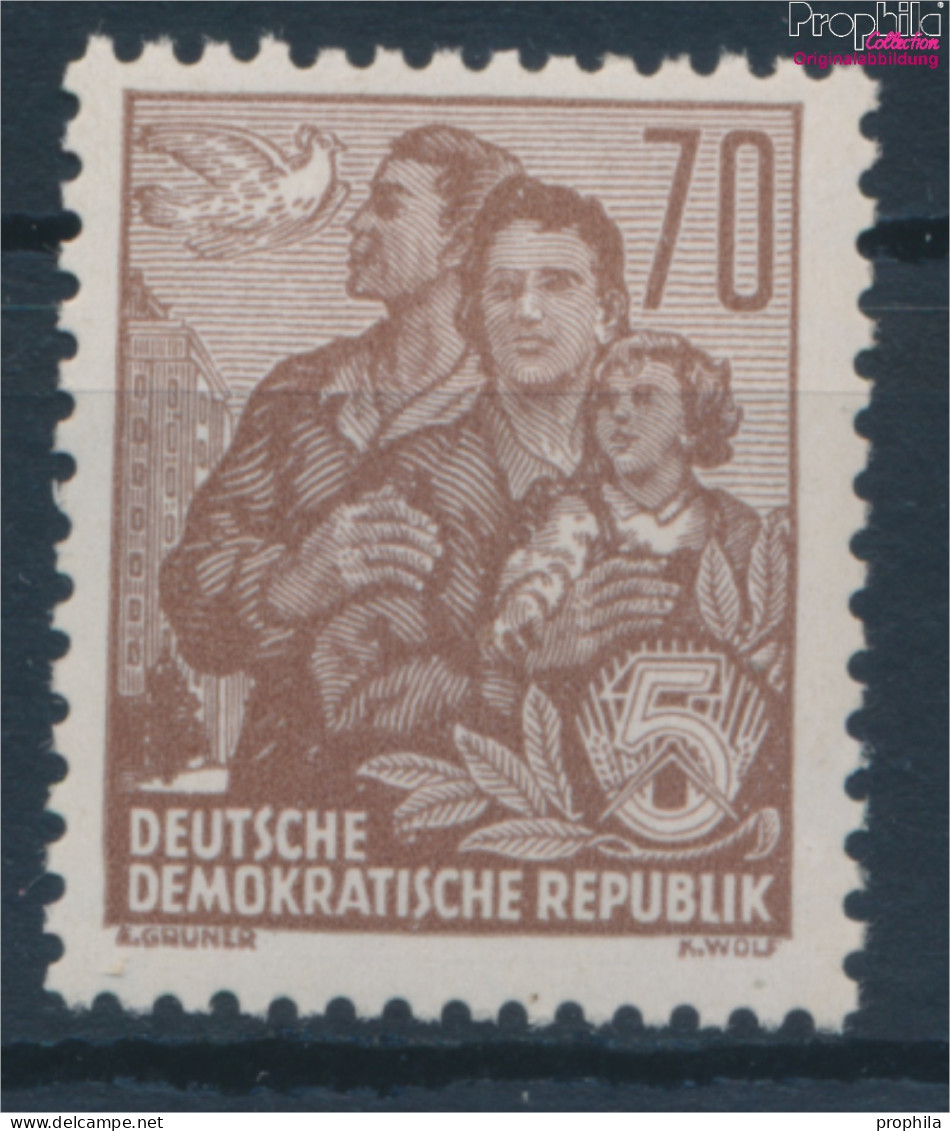 DDR 458 Postfrisch 1955 Fünfjahresplan (IV) (10393782 - Unused Stamps