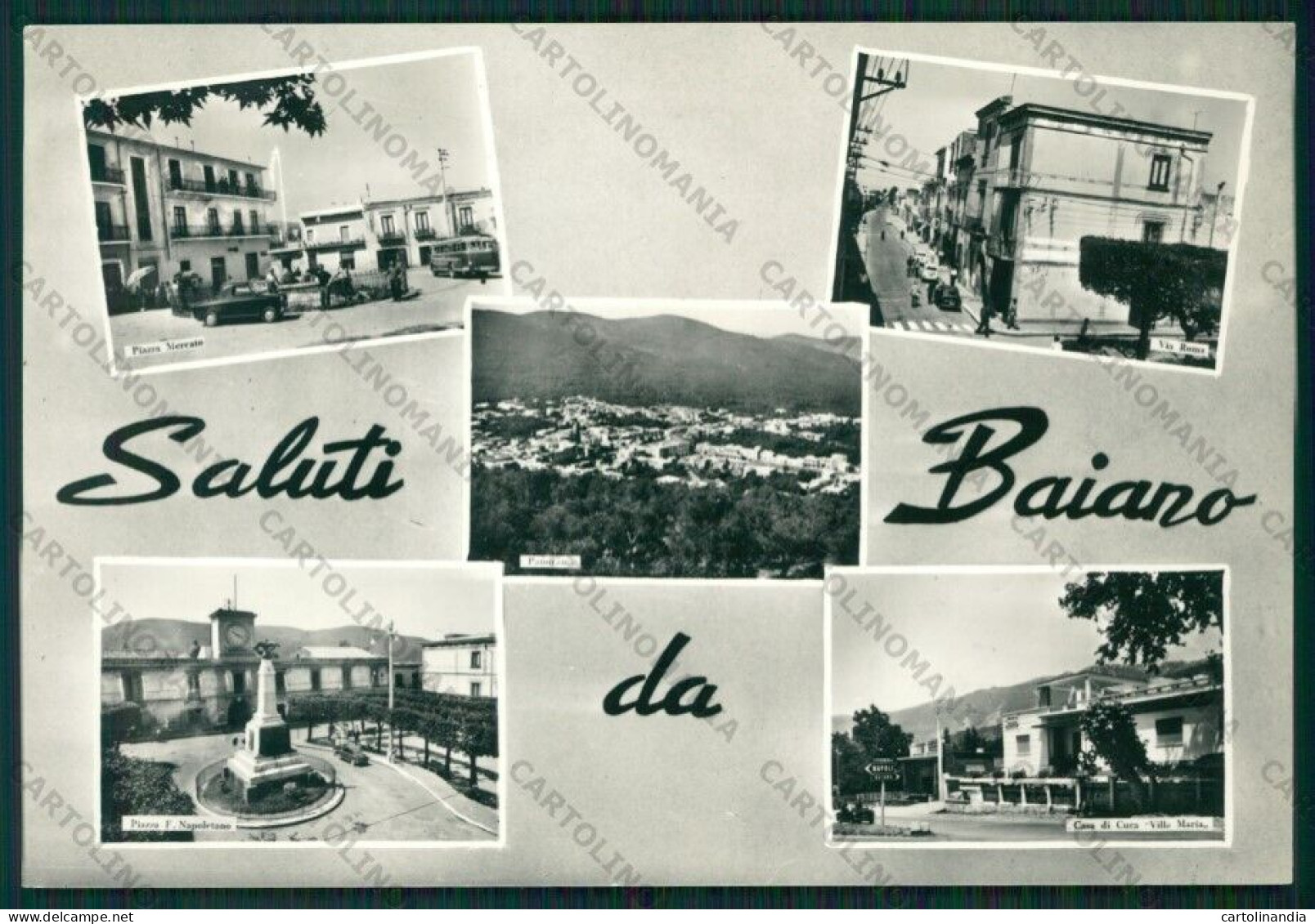 Avellino Baiano Saluti Da Foto FG Cartolina ZK1936 - Avellino