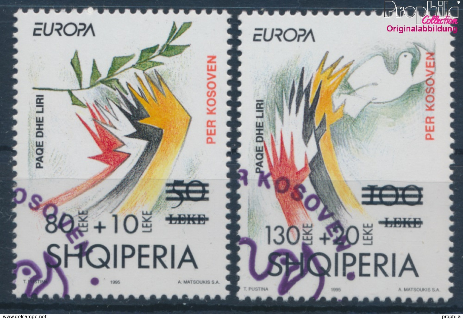 Albanien 2784-2785 (kompl.Ausg.) Gestempelt 2001 Kosovo-Hilfe (10346602 - Albanie