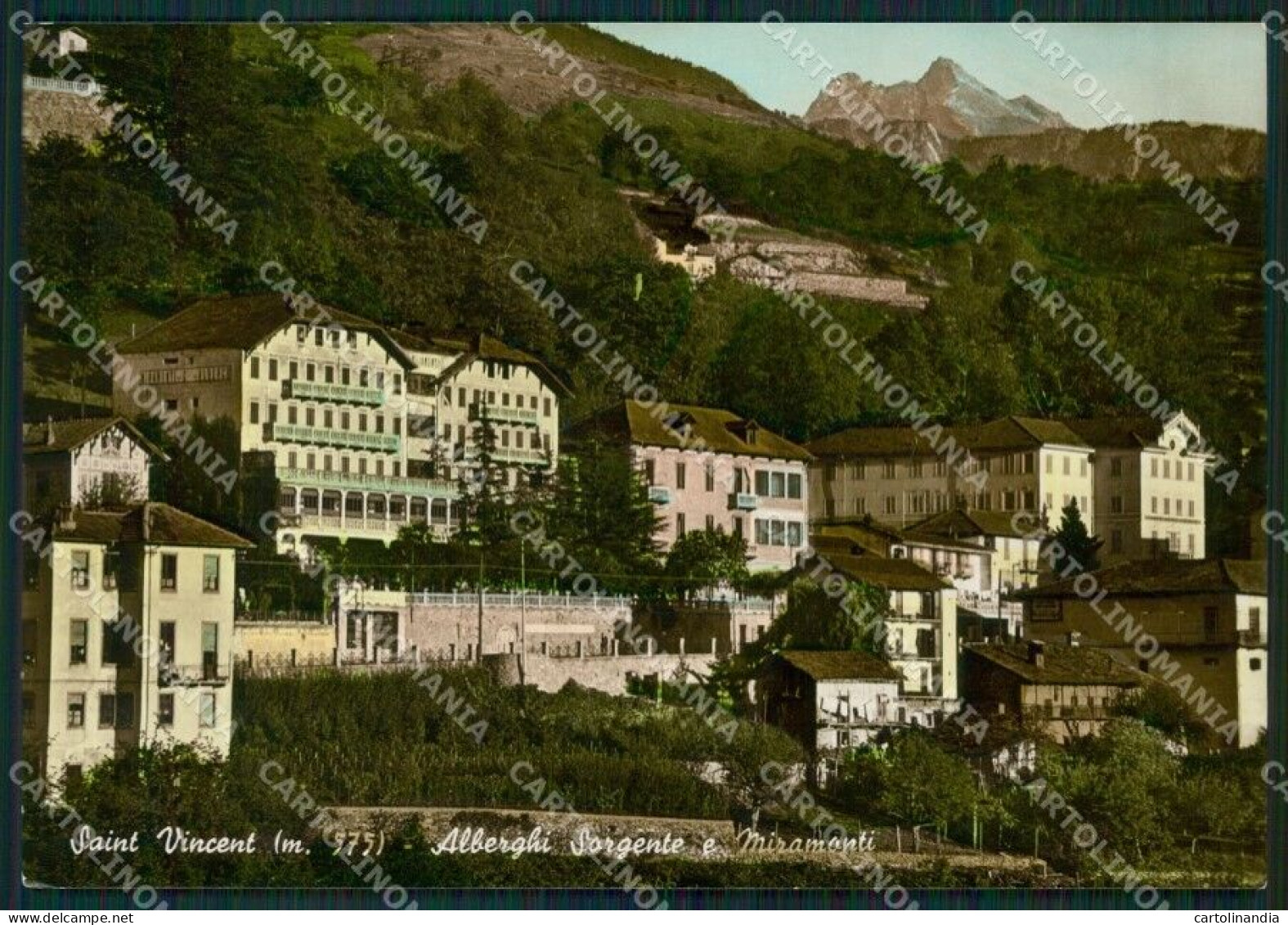 Aosta Saint Vincent Foto FG Cartolina ZK6316 - Aosta