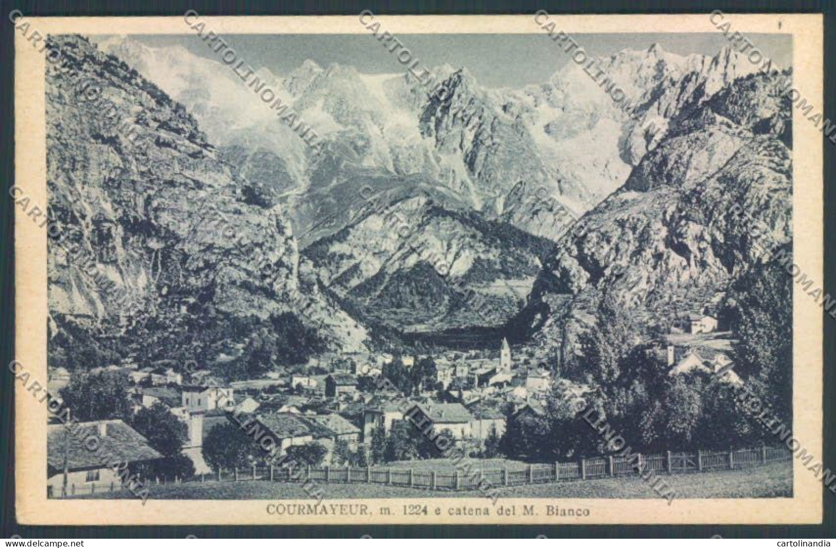 Aosta Courmayeur Cartolina ZQ4626 - Aosta