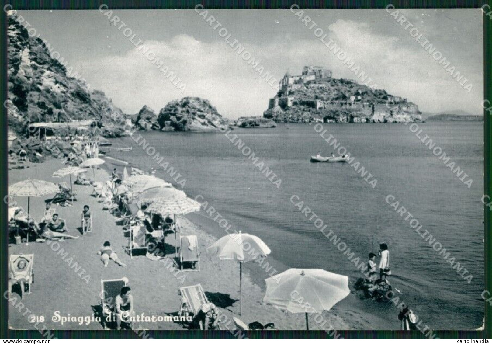 Napoli Ischia Cartaromana Foto FG Cartolina ZK6617 - Napoli