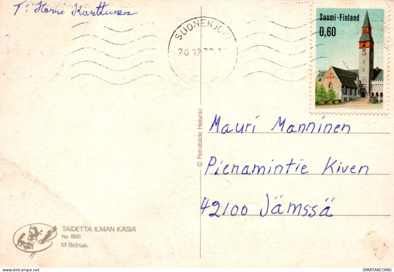 NIÑOS Escenas Paisajes Vintage Tarjeta Postal CPSM #PBT712.A - Scènes & Paysages