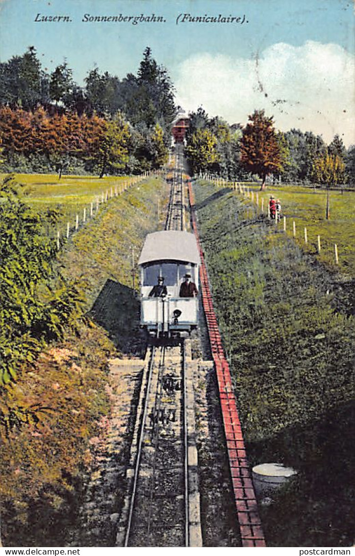 Schweiz - Luzern - Sonnenbergbahn - Verlag E. Goetz 4896 - Lucerne
