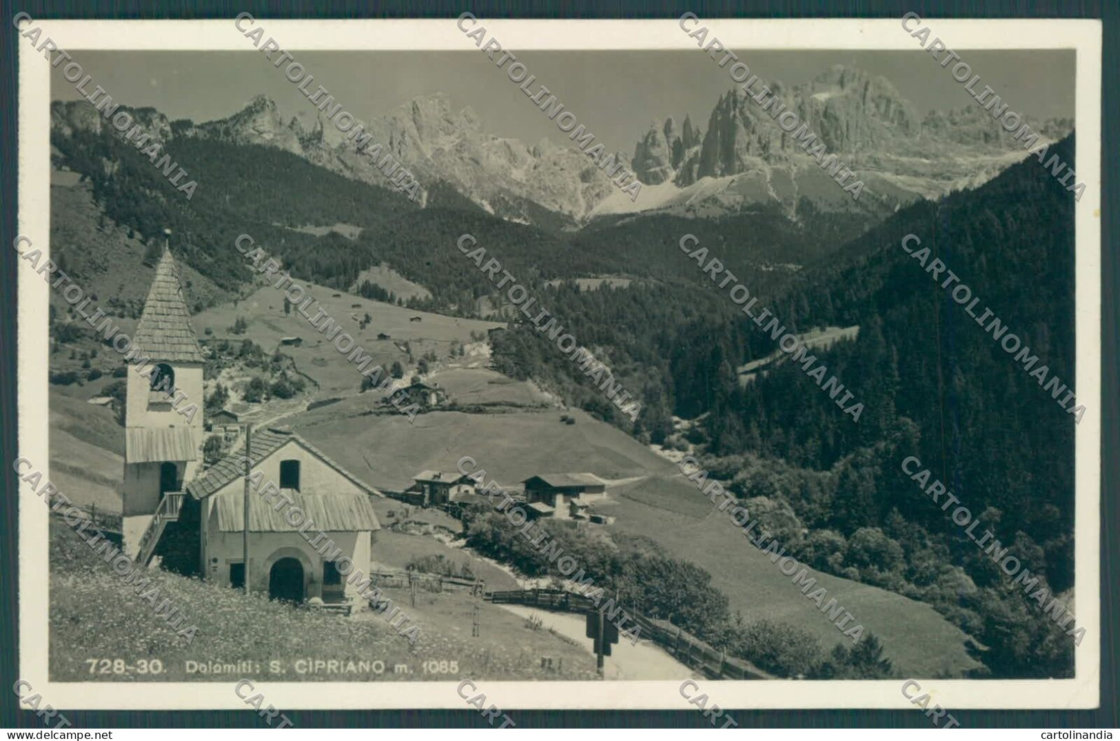 Bolzano Tires San Cipriano PIEGHINA Foto Cartolina ZC4676 - Bolzano (Bozen)