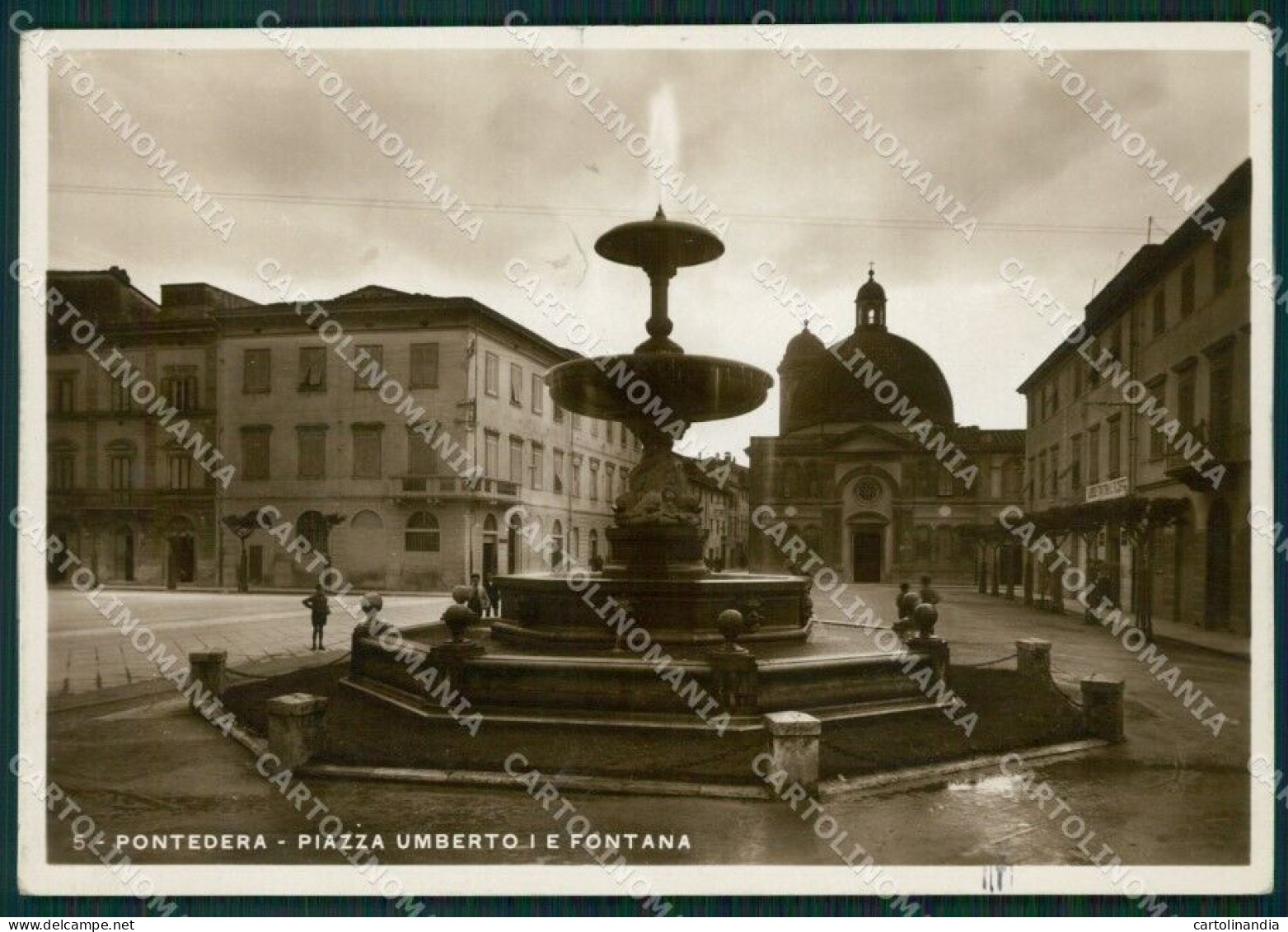 Pisa Pontedera Fontana FORO Foto FG Cartolina ZK1417 - Pisa