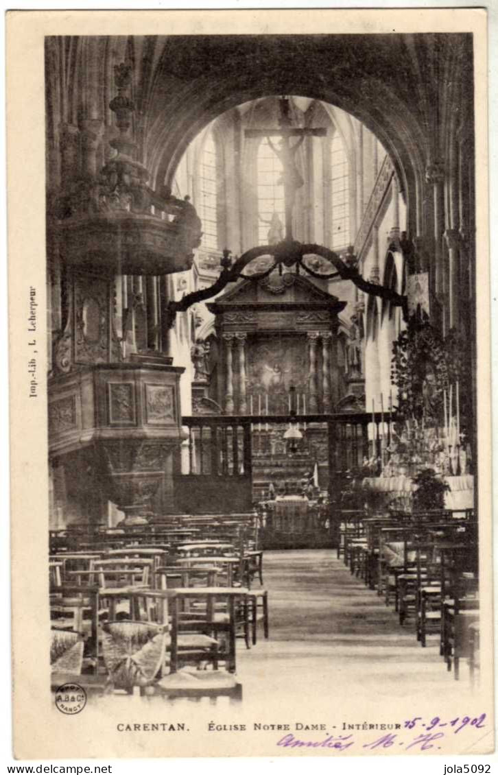50 / CARENTAN - Eglise Notre-Dame - L'intérieur - Carentan