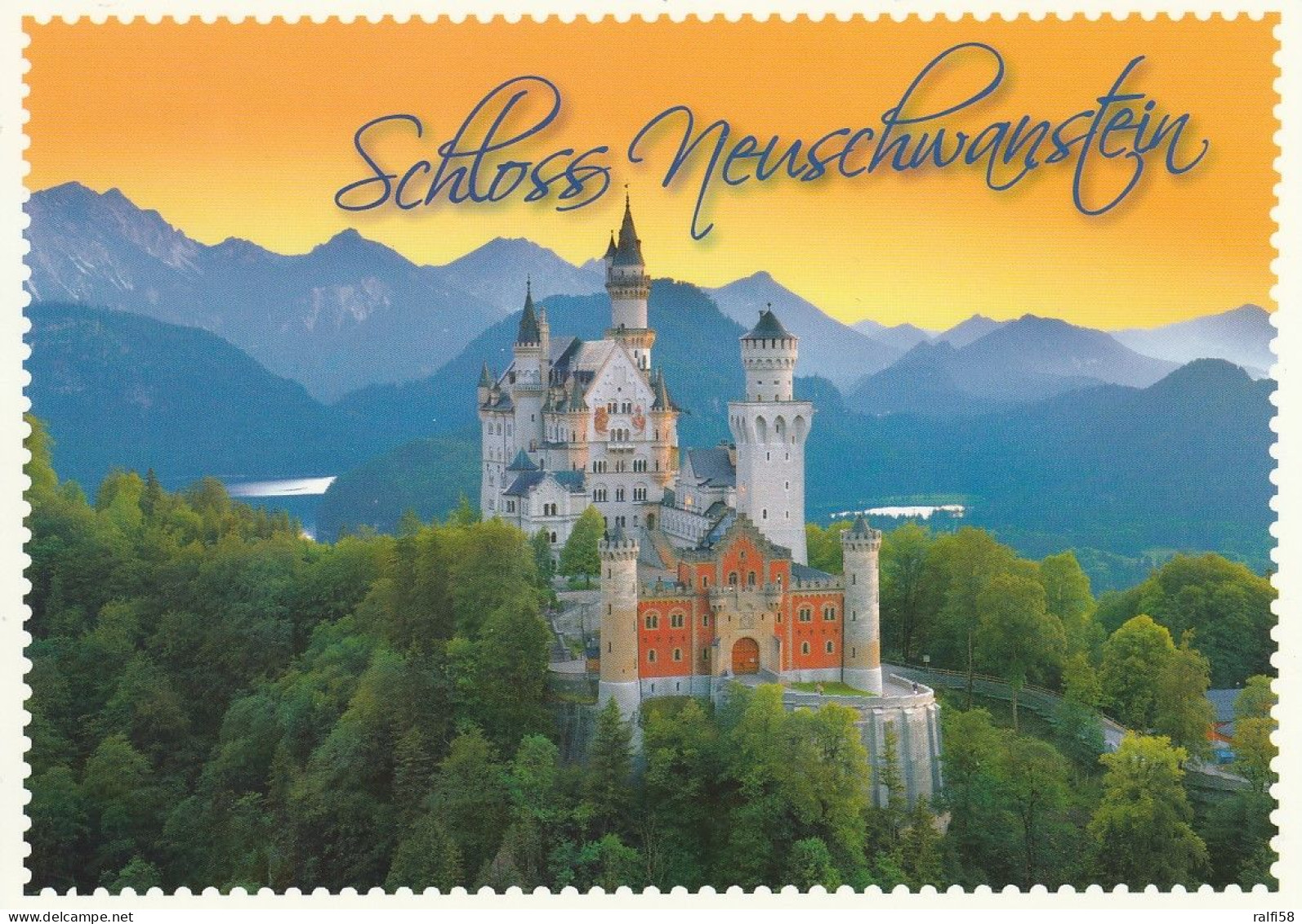 8 AK Germany / Bayern * Königsschloss Neuschwanstein Auch Mit Innenaufnahmen Sängersaal (2x), Thronsaal* - Fuessen