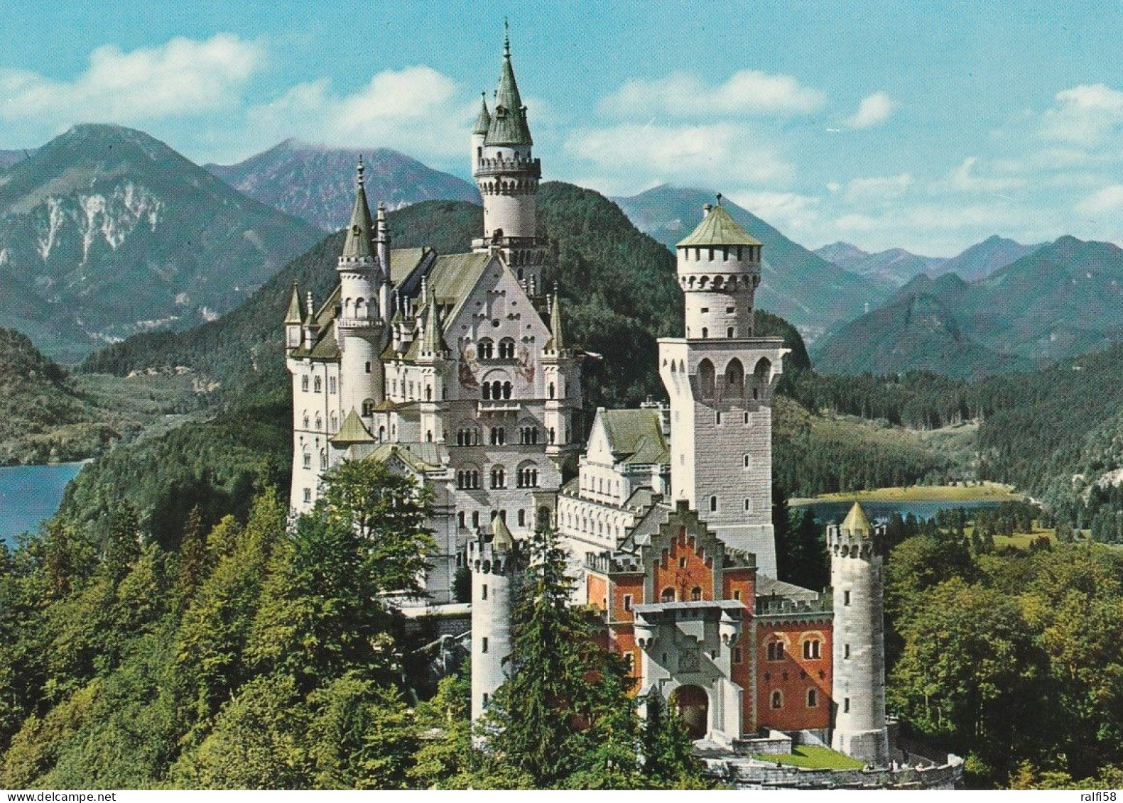 8 AK Germany / Bayern * Königsschloss Neuschwanstein Auch Mit Innenaufnahmen Sängersaal (2x), Thronsaal* - Füssen