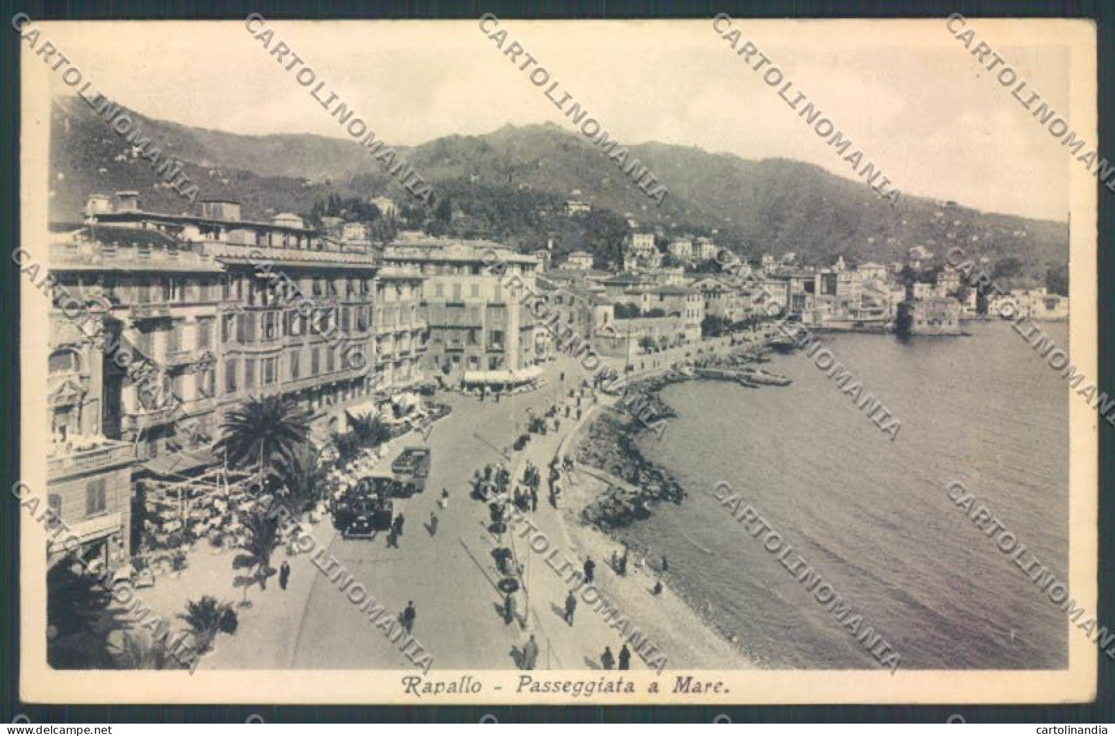 Genova Rapallo PIEGHINE Cartolina ZQ9874 - Genova (Genoa)