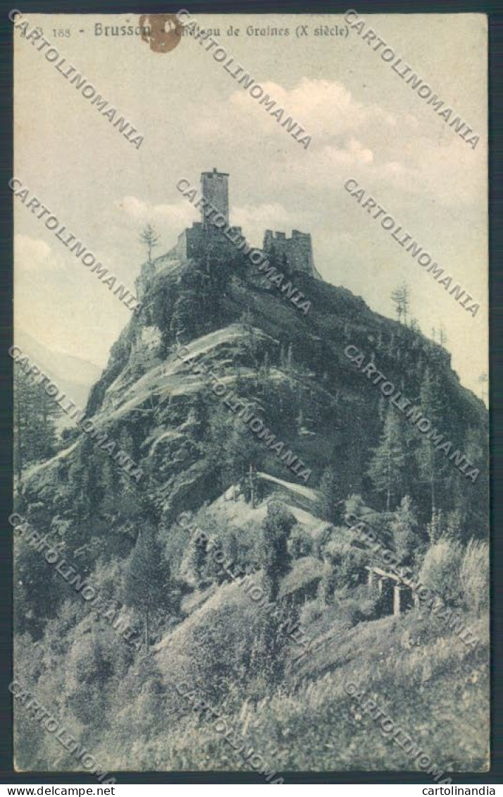 Aosta Brusson Cartolina ZQ4972 - Aosta