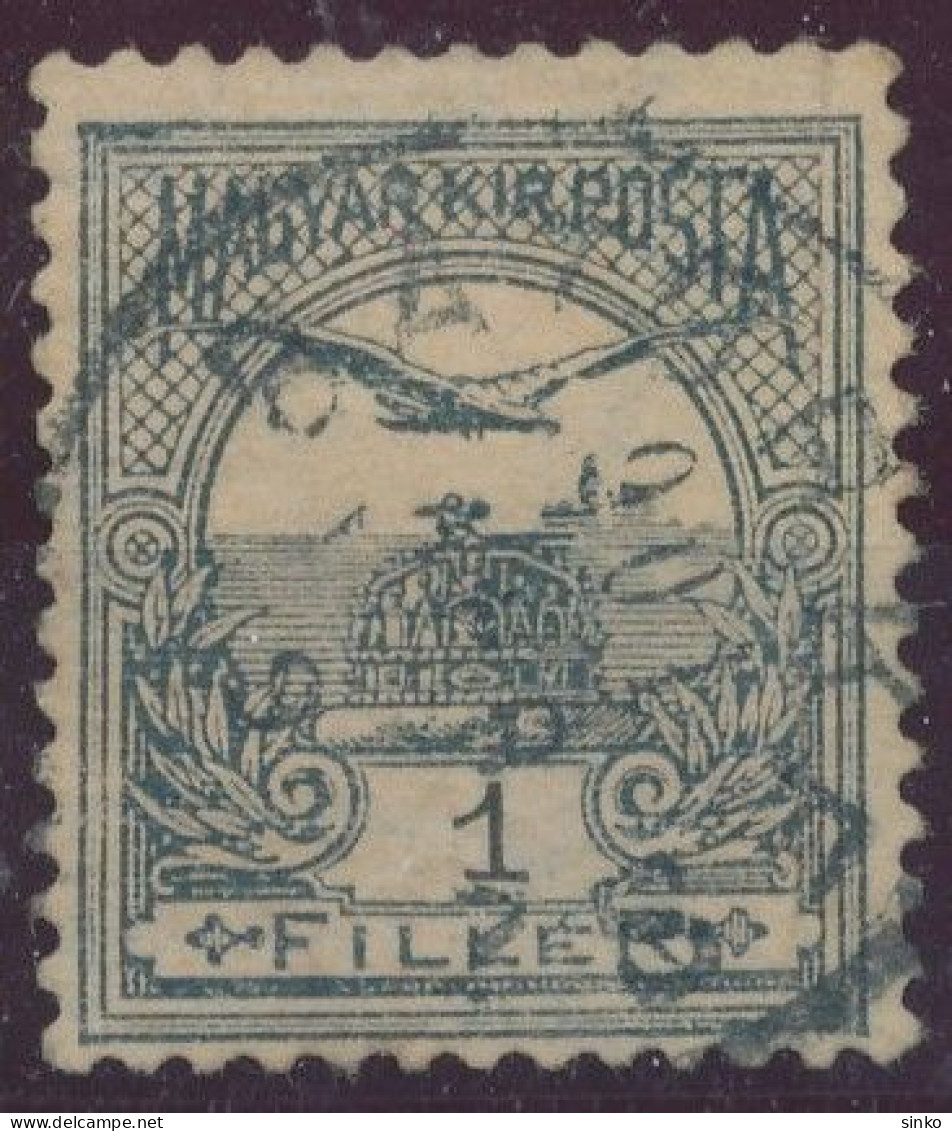 1900. Turul 1f Stamp - Oblitérés