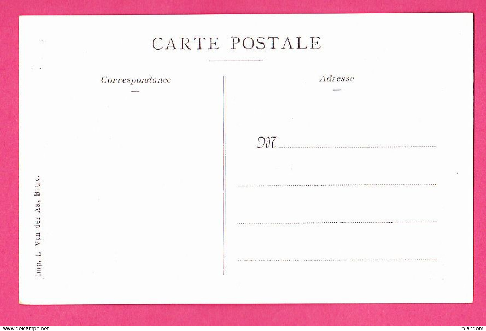 Hargimont Marche-en-Famenne Château De Jemeppe à Mme De Sauvage-Vercour éd. C. Baune A35 Imp. L. Van Der Aa CPA Non Circ - Marche-en-Famenne