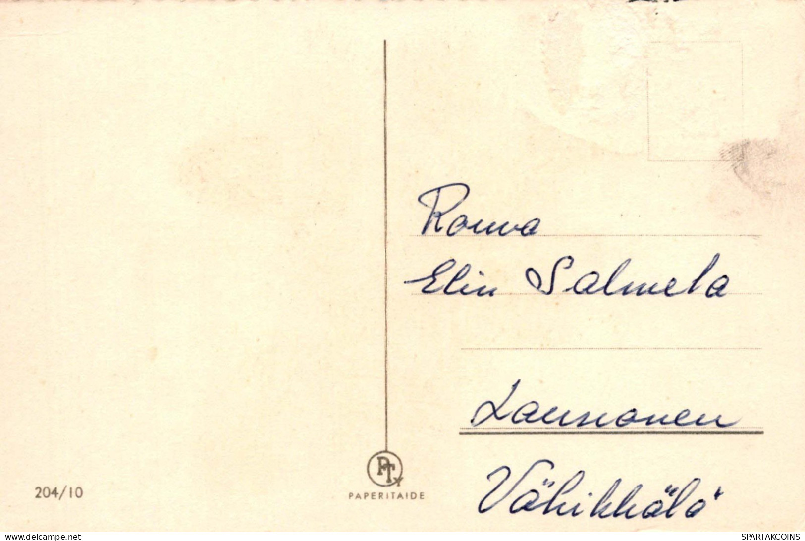Feliz Año Navidad VELA Vintage Tarjeta Postal CPSMPF #PKD071.A - Nouvel An