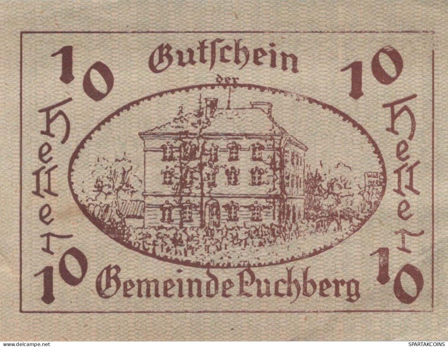 10 HELLER 1921 Stadt PUCHBERG BEI WELS Oberösterreich Österreich Notgeld #PE318 - Lokale Ausgaben