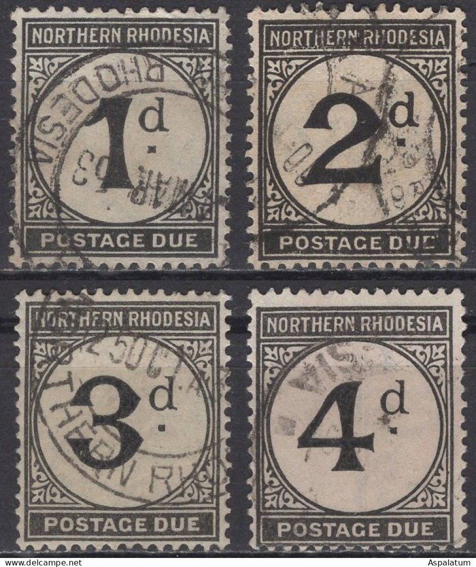 Northern Rhodesia - Postage Due - Set Of 4 - Mi 1~4 - 1929 - Rhodésie Du Nord (...-1963)